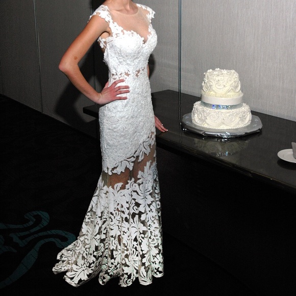 jovani dresses white